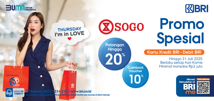 Promo Spesial Sogo Thursday