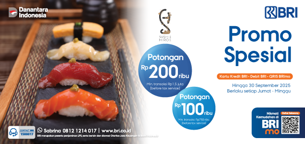 Promo Spesial Sushi Hiro