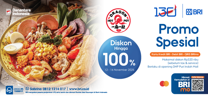 Promo Spesial Dragon Hotpot (Puri Indah Mall)