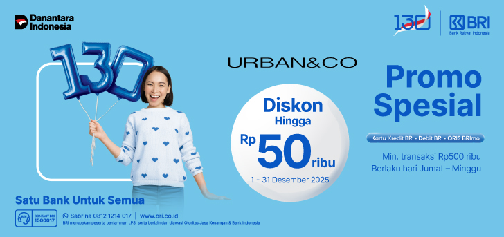 Promo Spesial Urban & Co (Rp50 ribu)