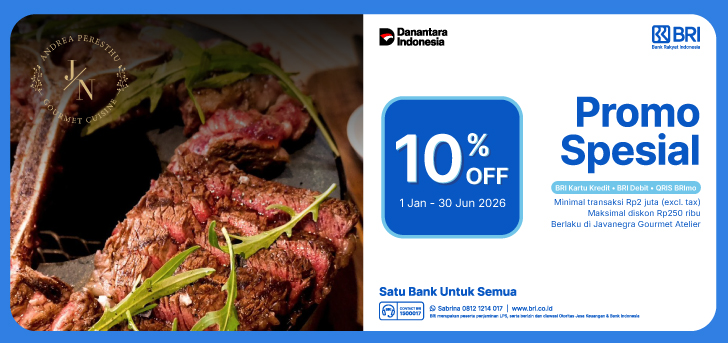 Promo Spesial Javanegra Gourmet Atelier