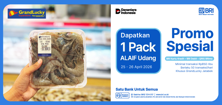 Promo Spesial Grandlucky (Alaif Udang)