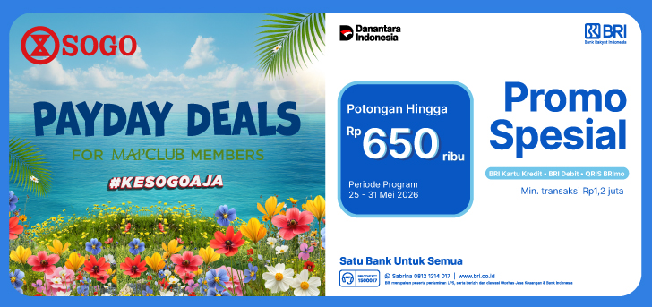 Promo Spesial BRI - Sogo Payday Deals